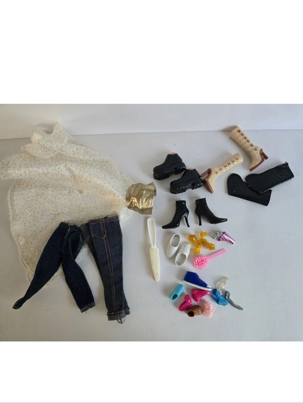 Bratz Barbie Doll Clothing Shoe Lot Vintage